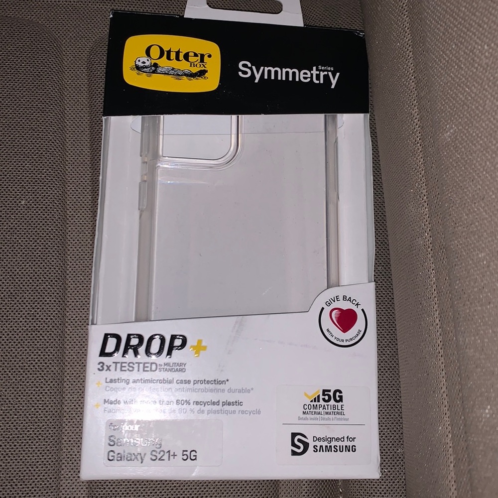 NEW - Otterbox Symmetry Phone Case Drop+ Samsung Galaxy S21+ 5G - Clear